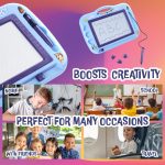 Bluey Magic Boards for Kids, Magnetic Children's Whiteboard, Erasable Drawing Board with Pencil and Stamps - Imagen 4
