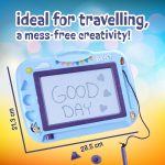 Bluey Magic Boards for Kids, Magnetic Children's Whiteboard, Erasable Drawing Board with Pencil and Stamps - Imagen 6