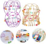 Toddmomy 2pcs Transformable Metal Hoop Toys Magic Loops for Kids Tricks Stress Wire Toy for Developing Imagination and Skills - Imagen 8
