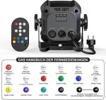12PCS RGBW LED Par Spotlight, 40W Disco Lights DMX 4/8CH with Remote Control/Sound Activated Stage Light, Party Lights for DJ, Bar, Wedding, Halloween, Christmas - Imagen 6