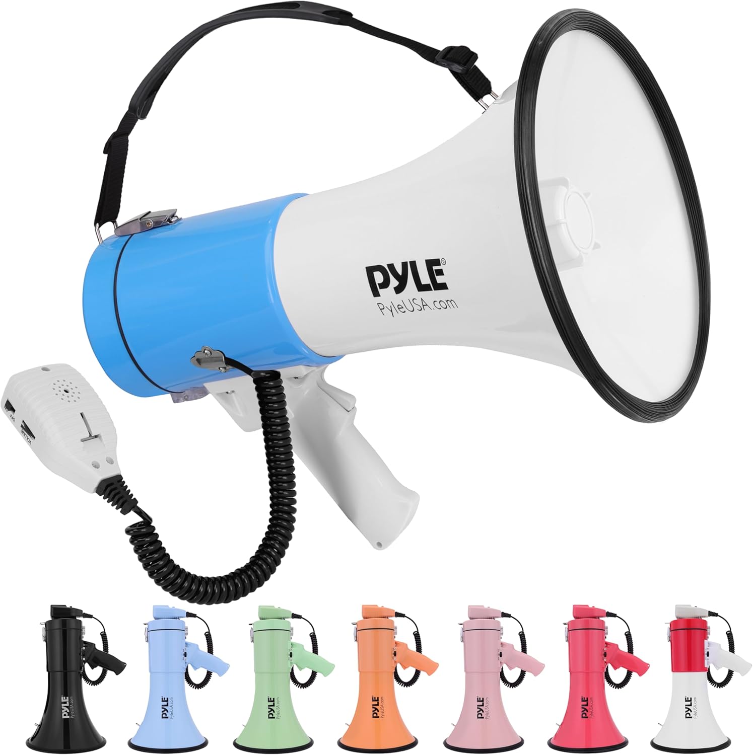 Pyle MPA, Speaker, Portable, 50V, Siren, Volume Control, Ideal for Pyle MPA, Speaker, Portable, 50V, Siren, Volume Control, Ideal for Coaches, Police, Football, Baseball, Indoor, Outdoor