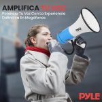Pyle MPA, Speaker, Portable, 50V, Siren, Volume Control, Ideal for Coaches, Police, Football, Baseball, Indoor, Outdoor - Imagen 6