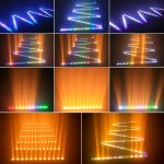 Wallwasher LED Stage Lights Bar 180W, 12 Effect Spotlight RGB LED Warm Light DMX512 Party Lights Sound Control Strobe Lighting Effect for DJ Stage Disco Wedding Bar - Imagen 4