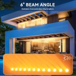 Wallwasher LED Stage Lights Bar 180W, 12 Effect Spotlight RGB LED Warm Light DMX512 Party Lights Sound Control Strobe Lighting Effect for DJ Stage Disco Wedding Bar - Imagen 6