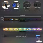 Wallwasher LED Stage Lights Bar 180W, 12 Effect Spotlight RGB LED Warm Light DMX512 Party Lights Sound Control Strobe Lighting Effect for DJ Stage Disco Wedding Bar - Imagen 7