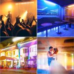 Wallwasher LED Stage Lights Bar 180W, 12 Effect Spotlight RGB LED Warm Light DMX512 Party Lights Sound Control Strobe Lighting Effect for DJ Stage Disco Wedding Bar - Imagen 8