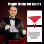 Trucos de magia para adultos, bufanda novedosa para espectáculos de escenario, ropa interior, accesorio de escenario, bufandas innovadoras de comedia, accesorios de mago para fiestas - Imagen 3