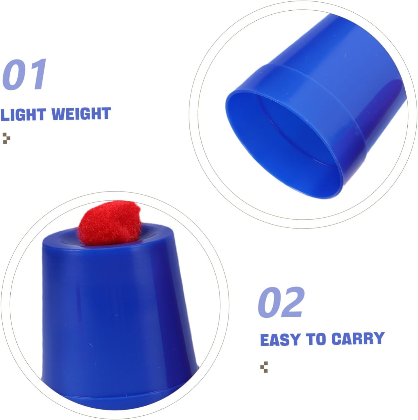 TOYANDONA 10 Sets of Trick Accessories Cups for Tricks Cups and Balls for Magicians Accessories for Wizards Party Accessories for Magicians Accessories for Magicians - Imagen 3