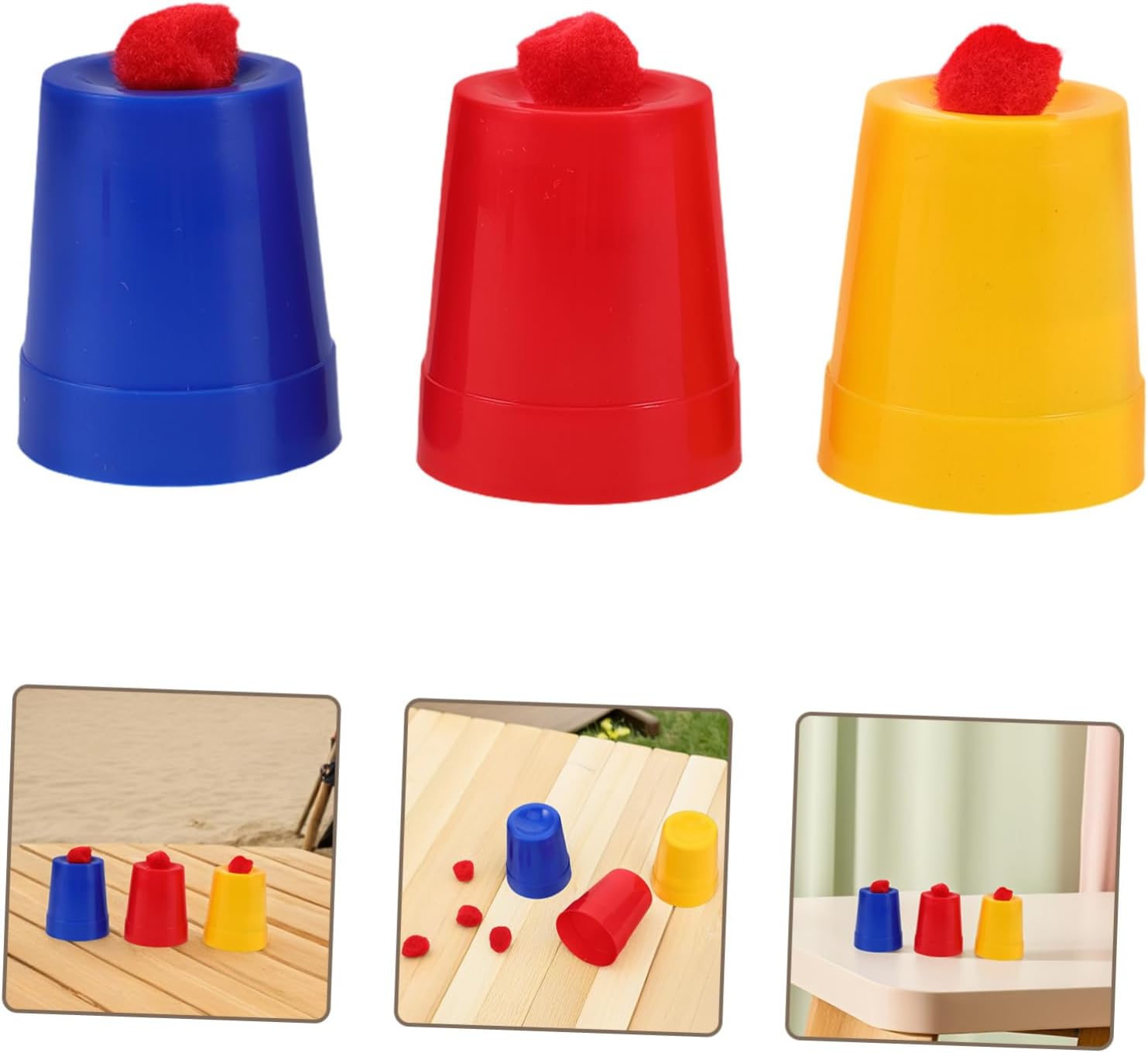 TOYANDONA 10 Sets of Trick Accessories Cups for Tricks Cups and Balls for Magicians Accessories for Wizards Party Accessories for Magicians Accessories for Magicians - Imagen 9