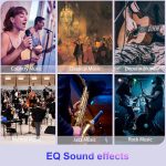 A67 Bluetooth 5.0 Stereo Speakers, 60W Portable Wireless Speaker (80W Peak) with Rich Bass, Colorful Lights, 10000mAh Battery, Outdoor for Home Party Favors - Imagen 8