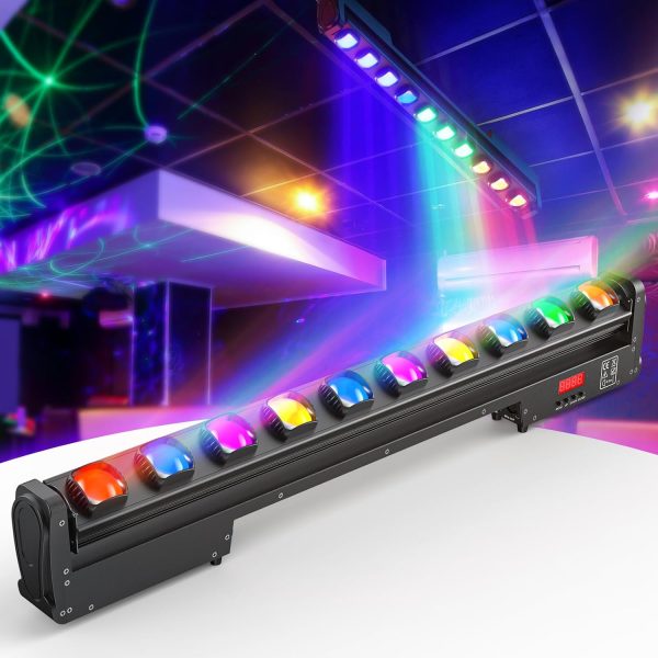 10 x 25 W Wall Washer LED RGBW LED Stage Light Strobe Lighting Effects for DJ, Bar, Party, Disco, Wedding, Halloween, Christmas, 1 Piece