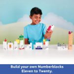 Learning Resources Activity Set with Cubes MathLink Numberblocks from 11 to 20, related to Numberblocks Series episodes, polytubes for children's math, 3+ years - Imagen 4