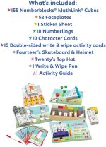 Learning Resources Activity Set with Cubes MathLink Numberblocks from 11 to 20, related to Numberblocks Series episodes, polytubes for children's math, 3+ years - Imagen 6