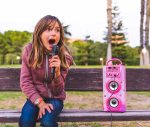 DYNASONIC Portable Karaoke Machine, 2 Microphones, Bluetooth Speaker, Lights, USB and SD Reader (025-15) - Imagen 6