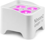 BeamZ BBP90W – Set of 2 RGB-UV LED spotlights with rechargeable battery, DMX and remote control, autonomy up to 20h, fast charge 3h, RJ45 connection, 0-100% dimmable, compact and portable - Imagen 7