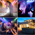 20PCS RGB Rechargeable LED Par Spotlight, 12 LED Battery Stage Light with Remote Control Disco Lights for Party Bar DJ Show Wedding Halloween Christmas - Imagen 7