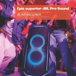 JBL PartyBox Ultimate Portable Party Speaker with JBL Original Pro Sound, Splashproof to IPX4, Multi-Dimensional Light Effects, Black - Imagen 4