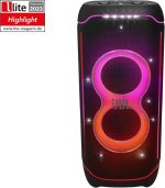JBL PartyBox Ultimate Portable Party Speaker with JBL Original Pro Sound, Splashproof to IPX4, Multi-Dimensional Light Effects, Black - Imagen 6