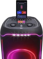 JBL PartyBox Ultimate Portable Party Speaker with JBL Original Pro Sound, Splashproof to IPX4, Multi-Dimensional Light Effects, Black - Imagen 7