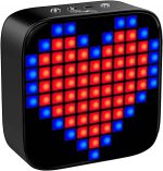 LEXIBOOK, iParty, FLASHBOOM® Show Bluetooth Speaker, Sound, Incredible Pixel Animations, TWS Function, Built-in Microphone, Black, BTL61