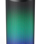 Powerful Portable Bluetooth Speaker with LED Light 5 Modes Wireless Bluetooth Speakers USB Rechargeable Supports TF Card/USB Memory 32G Portable Stereo Speaker, Green