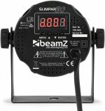 BeamZ SlimPar30-3 Pack of 3 RGB LED PAR Spotlights with 6 3W LEDs, Remote Control, Pre-Programmed Internal Shows, Autonomous Mode, Master/Slave Function, Ideal for Parties, Discos, Events, DJ - Imagen 6