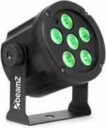 BeamZ SlimPar30-3 Pack of 3 RGB LED PAR Spotlights with 6 3W LEDs, Remote Control, Pre-Programmed Internal Shows, Autonomous Mode, Master/Slave Function, Ideal for Parties, Discos, Events, DJ - Imagen 7