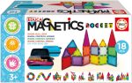 Educa - Magnetics | Case with 18 Magnetic Blocks. Educational 3D Building Set for Children. Includes 2 Animals and 8 Cards. Builds Geometric Figures. Ages 3 (20271)