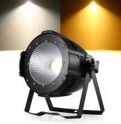 100W COB Pair LED Cool White / Warm Stage Light, Par Lights with DMX512/Master-Slave, Strobe Spotlight for Photography, Church, Birthday, Wedding, DJ, Disco