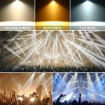 100W COB Pair LED Cool White / Warm Stage Light, Par Lights with DMX512/Master-Slave, Strobe Spotlight for Photography, Church, Birthday, Wedding, DJ, Disco - Imagen 3