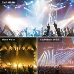 100W COB Pair LED Cool White / Warm Stage Light, Par Lights with DMX512/Master-Slave, Strobe Spotlight for Photography, Church, Birthday, Wedding, DJ, Disco - Imagen 7