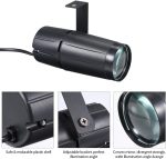 Lixada 10W Pinspot Light Beam Disco Lights Lighting Appliance for Christmas Home Decoration Bar Club PUB DJ Show Concert - Imagen 3