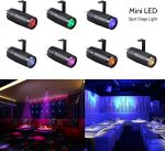 Lixada 10W Pinspot Light Beam Disco Lights Lighting Appliance for Christmas Home Decoration Bar Club PUB DJ Show Concert - Imagen 7