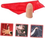 3juegos Pañuelo Mágico Falso Dedos para Trucos De Escenario Accesorios para Actuaciones Divertidas y Fiestas - Imagen 4