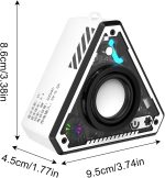 Portable Small Speaker, Portable Wireless Subwoofer – Rechargeable Amplified Bass Stereo Sound Equipment for Travel, Shower and Gym - Imagen 5