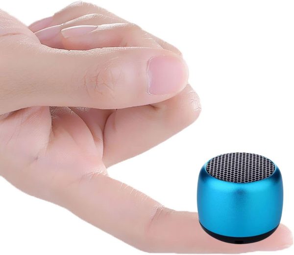 Mini Portable Bluetooth Speaker, Stereo Sound with Deep Bass Technology, Blue
