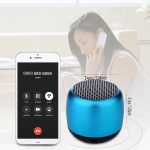 Mini Portable Bluetooth Speaker, Stereo Sound with Deep Bass Technology, Blue - Imagen 3