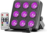 45W RGBW Par LED, LED Stage Light, Party Lights with Sound Activation Mode with Remote Control and DMX 8CH, for Architectural Lighting of Discotheques Stages Wedding