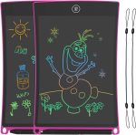 2 Pack Children's Toys 2 3 4 5 6 7 8 10 Years, Children's Chalkboard, Gifts for Children of 3 4 5 6 7 8 Years, Magic Whiteboard, Children's Magnetic Whiteboard, Educational Games for Birthday