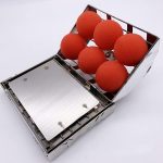 MOMOMAGE Folded fire cage, magic tricks for magicians, illusions, trick party show appearing a burning pan turns into a pigeon magic bird cage - Imagen 3