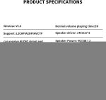 Altavoz Portátil - Reproductor Musical Portátil y Compacto - Equipo Recargable con Sonido Claro y Autonomía Prolongada para Acampada, Picnic, Dormitorio, Viajes y Uso Diario - Imagen 4
