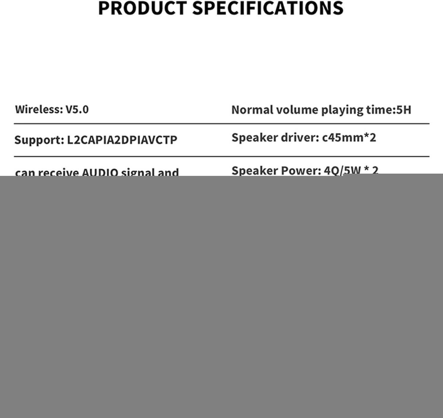 Altavoz Portátil - Reproductor Musical Portátil y Compacto - Equipo Recargable con Sonido Claro y Autonomía Prolongada para Acampada, Picnic, Dormitorio, Viajes y Uso Diario - Imagen 4