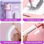 1 x Unicorn Retractable Eraser for Children, Stationery for Children's Parties, School, Home, Office (Purple) - Imagen 4