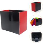 ibasenice 3 Piece Box Magic Accessories Illusions Trick Accessories Fire Pit Cover Square Wizard Illusion Tricks Dolls Silk Scarf Cloth Wire Box - Imagen 4