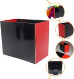 ibasenice 3 Piece Box Magic Accessories Illusions Trick Accessories Fire Pit Cover Square Wizard Illusion Tricks Dolls Silk Scarf Cloth Wire Box - Imagen 5