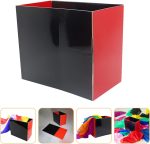 ibasenice 3 Piece Box Magic Accessories Illusions Trick Accessories Fire Pit Cover Square Wizard Illusion Tricks Dolls Silk Scarf Cloth Wire Box - Imagen 7