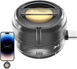 Altavoz Pequeño | Altavoz Compacto para Senderismo y Acampada - Reproductor Musical Portátil para Coche Ordenador Y Dispositivos, Potenciador De Sonido con Conexión Directa para Instrumentos