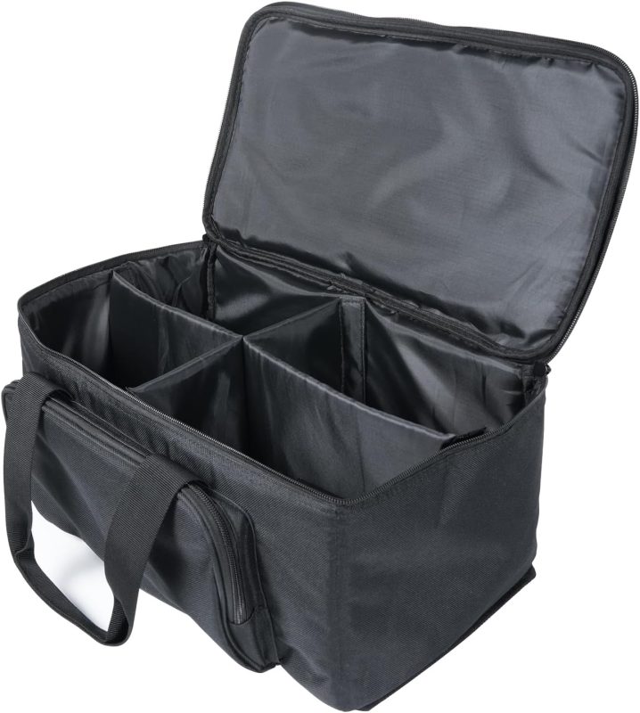 Pair LED Bag with 4 Dividers, 40 x 20 x 23.5 cm, Pair Flat Waterproof PVC Bag Used to store and transport 4 pcs LED pair.