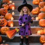 Escoba de Bruja para Niños - Accesorios Para Disfraces De Halloween Escoba De Bruja,Accesorios De Juego De Imitación Para Fiestas Infantiles Cumpleaños Carnaval Casa Encantada - Imagen 3