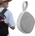 Altavoz para Exteriores, Altavoz estéreo, de Sonido estéreo inalámbrico portátil, Reproductor de música magnético para Coche, hogar, Fiestas, Patio al Aire Libre, Hombres y Mujeres - Imagen 8